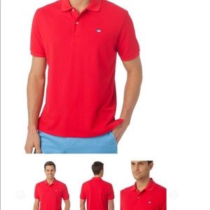 NWT southern tide red polo size L